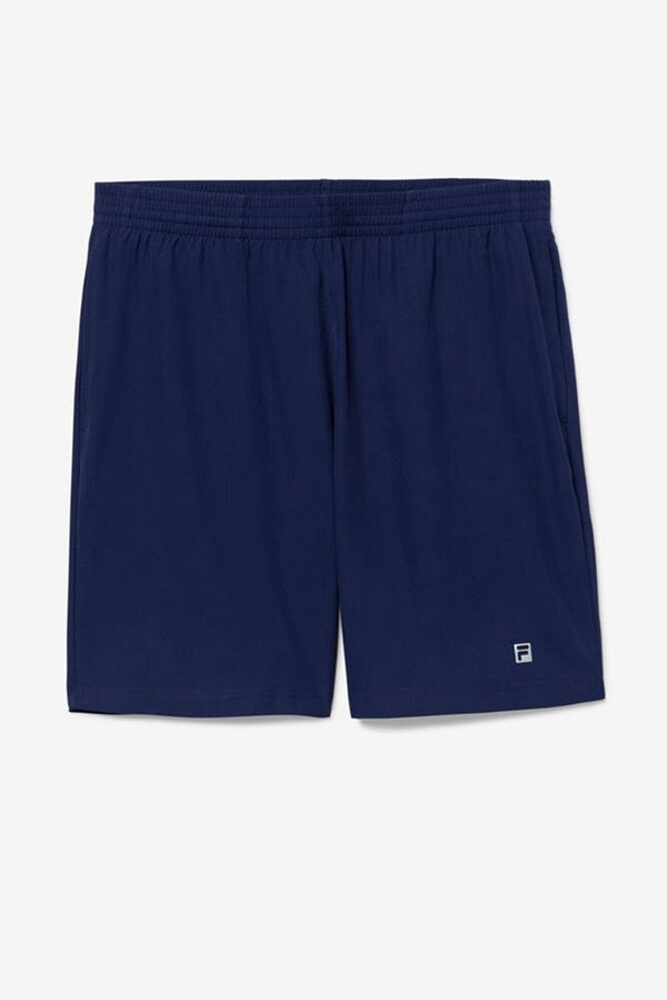 Calção Fila Homem Azul Marinho - Fila Modern Fit Tennis Outlet Portugal,NEDL-69034